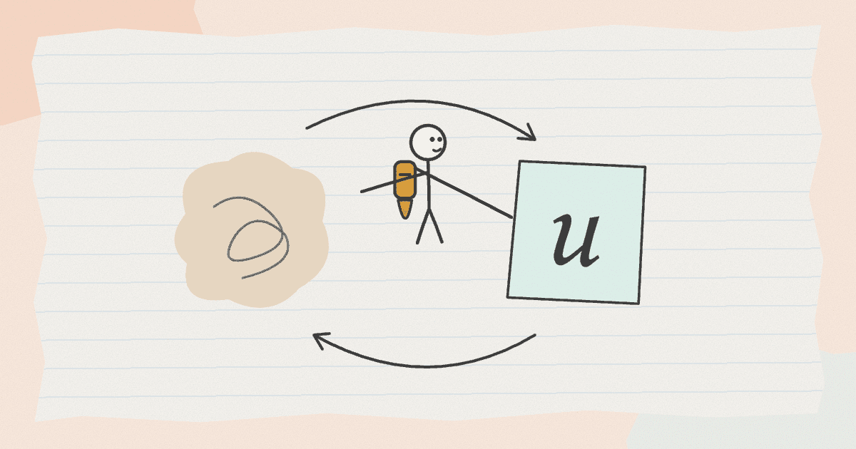 An illustration of U-substitution
